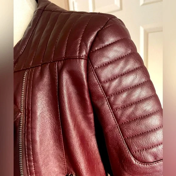 Olivia Miller faux leather motorcycle jacket - Picture 7 of 7